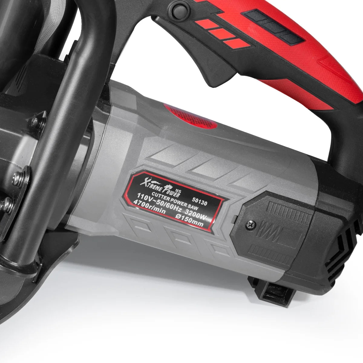 XtremepowerUS 14" Electric Concrete Saw, 2600W/15A Motor, Circular Saw Cutter With 5" Cutting Depth, Wet/Dry Disk Saw Cutter Includes Water Line, Pump For Stone, Brick, Porcelain, Concrete