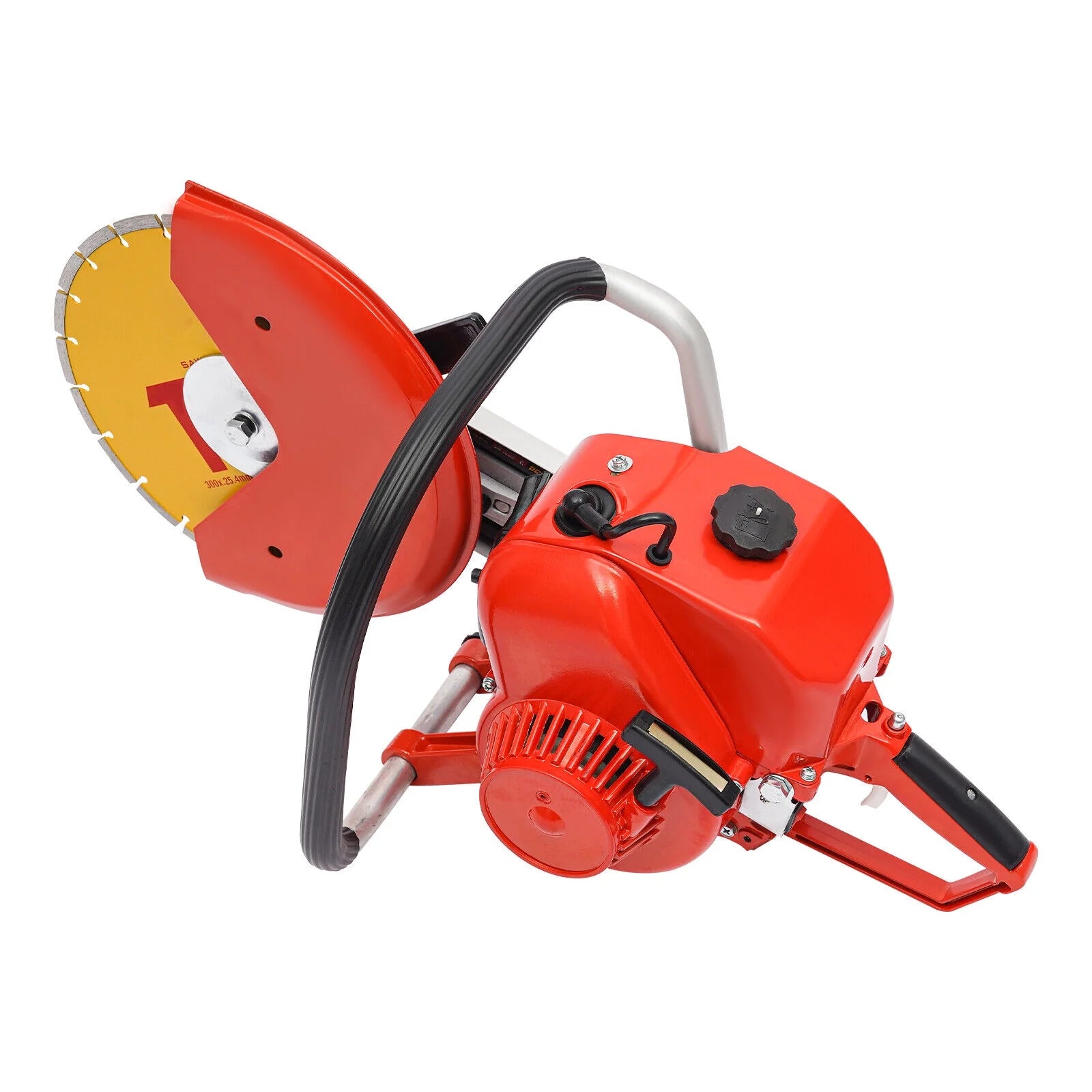 2 Stroke 78.5CC Gas Power Cement Concrete Cut off Saw Cutting Tool W/Blade Red