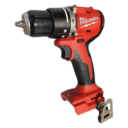 Milwaukee 3693-22CX M18 Compact Brushless 2-Tool Combo Kit - 1/2" Hammer Drill & 1/4" Impact Driver with (2) Batteries, Charger & Bag - Ideal for Drilling, Fastening, and Wordworking Applications