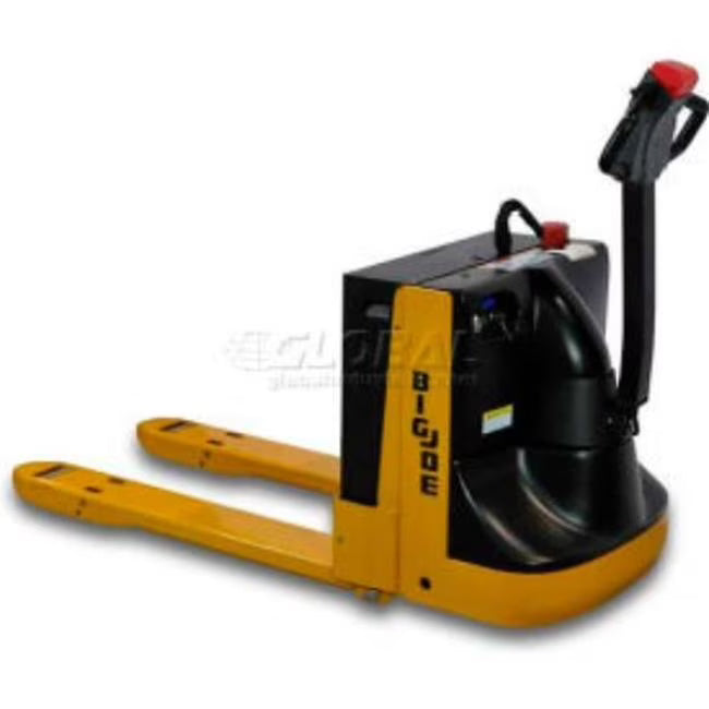 Big Joe - Big Lift Yellow Electric Pallet Jack - 28 x 45.5 in. Forks - 4500 lbs
