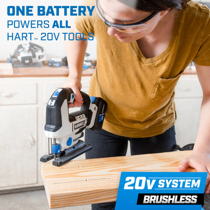 HART Brushless Orbital Jig Saw (Battery Not Included)