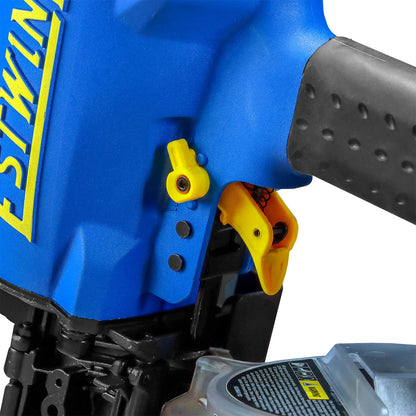 Estwing ECN90 Pneumatic 15 Degree 3-1/2" Coil Framing Nailer with 1/4" NPT Industrial Swivel Fitting and Bag