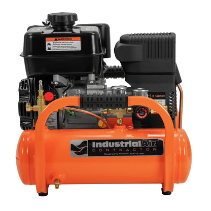 Industrial Air CTA6590412 Steel Orange 6.5 HP 155 PSI Oil-free Air Compressor 4 gal