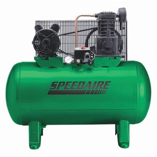Speedaire Electric Air Compressor, 3 hp, 1 Stage 4B237