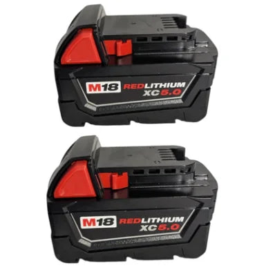Milwaukee 3697-22 M18 FUEL 18V Brushless Cordless 2-Tool Combo Kit - Hammer Drill & Impact Driver with (2) 5.0Ah Batteries, Charger & Case