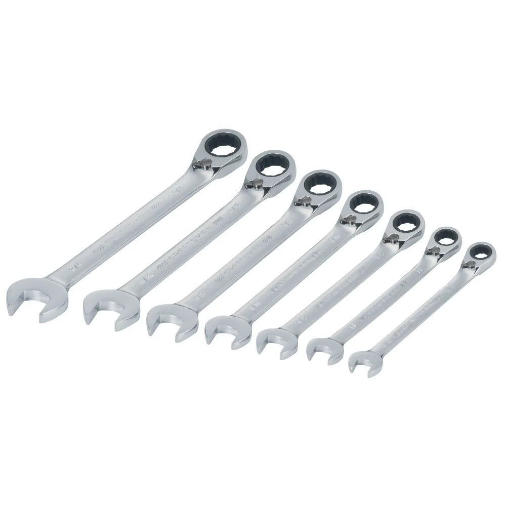 Craftsman Sae Reversible Ratcheting Wrench Set, 7 Piece