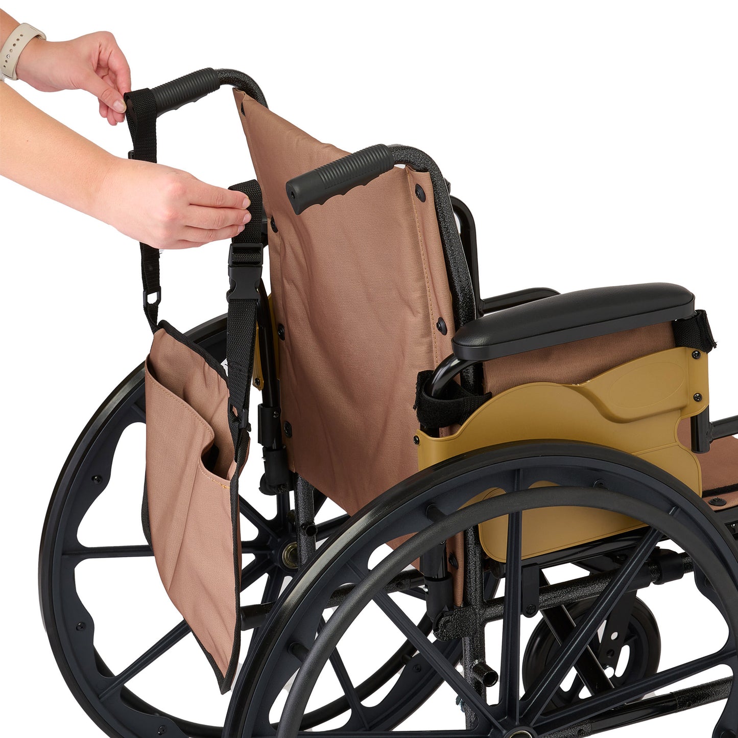 Medline K3 Wheelchair with 2 Storage Bags