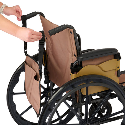 Medline K3 Wheelchair with 2 Storage Bags