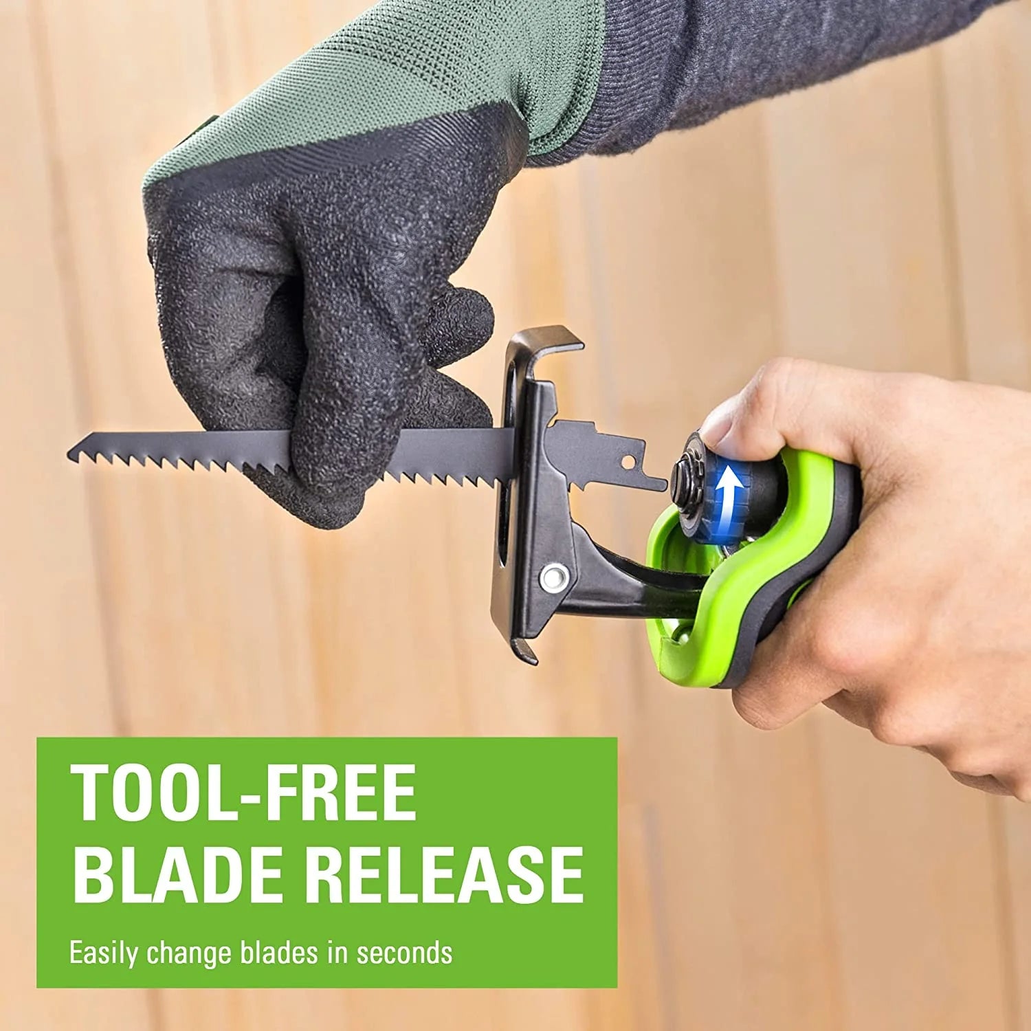 Greenworks 24V 1" Brushless Reciprocating Saw Kit with 2 Ah Battery & Charger 1201002