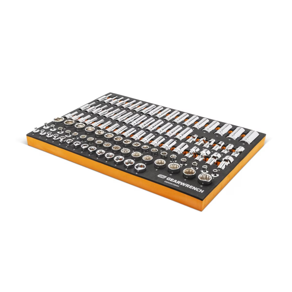 GearWrench MODSET 3/8" DRIVE SOCKETS MM, 104 PC