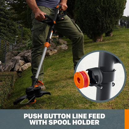 Worx WG170 20V Power Share GT Revolution 12" Cordless String Trimmer/Edger/Mini-Mower