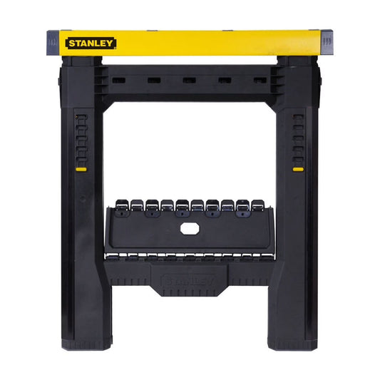 Stanley Adjustable 2 Way Sawhorse 1000 lb. Black