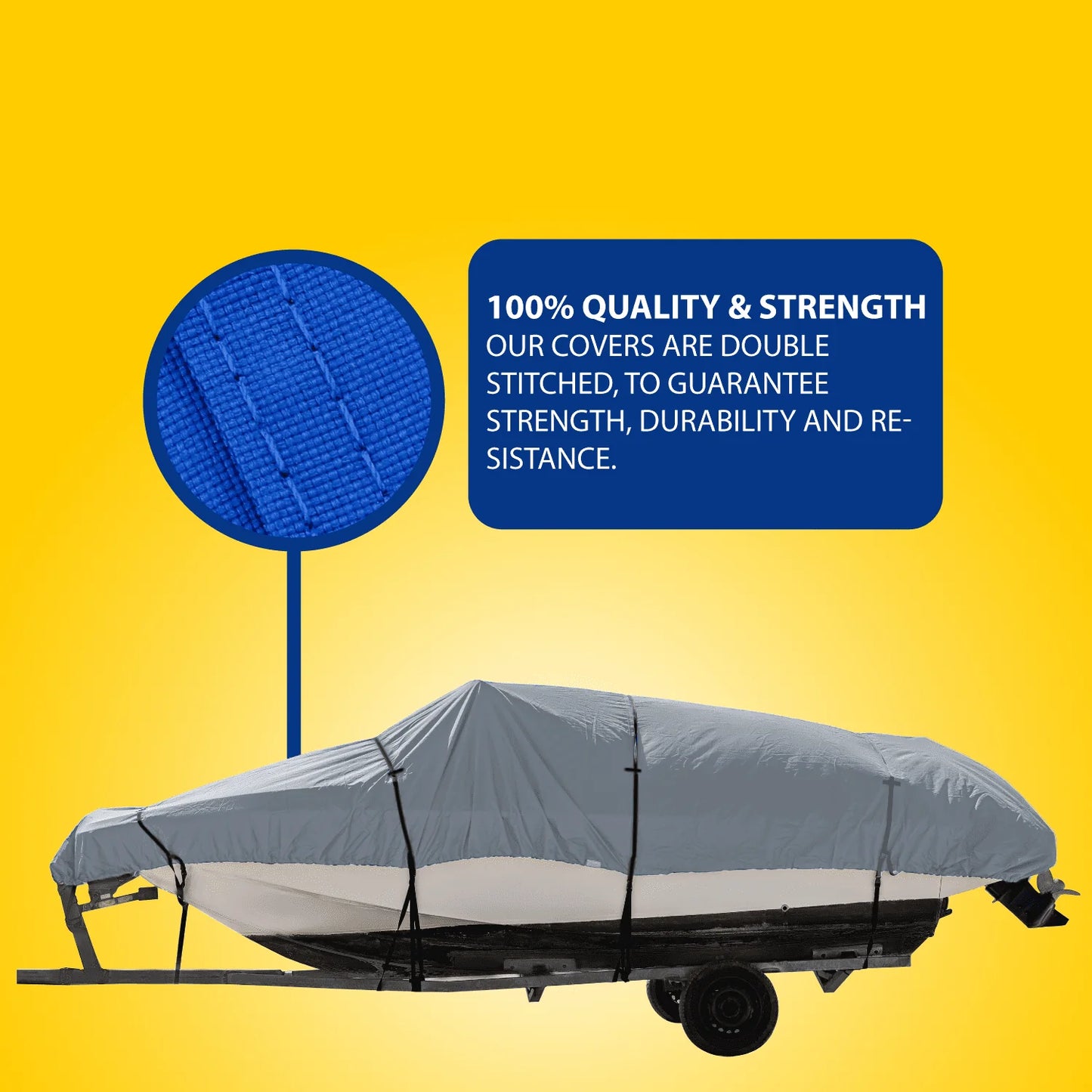 Seal Skin Heavy Duty Trailerable Pontoon Boat Cover, Fits 17 to 20ft Long & up to 102” Beam Width Waterproof 600D Pontoon Boat Cover with Storage Bag