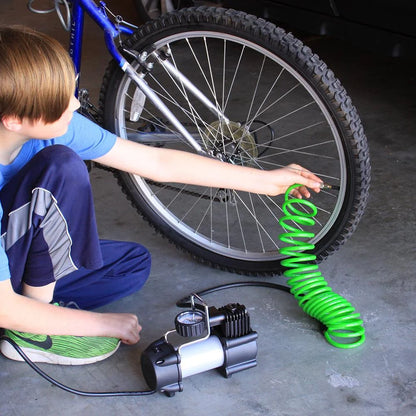 Slime 120V Garage Inflator Tire Compressor With Accessories Kit - 40045