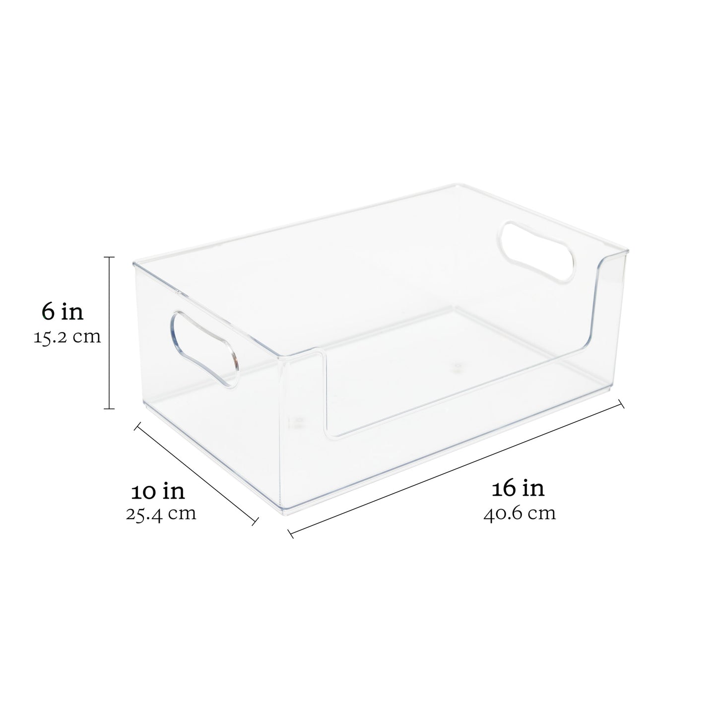Clearly Open Front Closet Storage Bin 16' x 10' x 6'