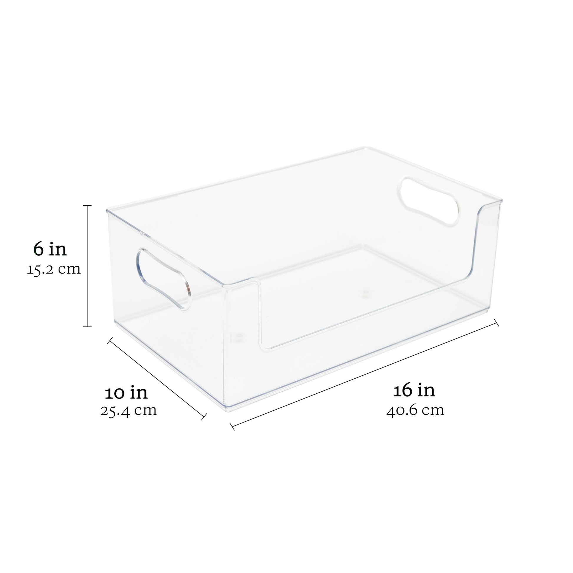 Clearly Open Front Closet Storage Bin 16' x 10' x 6'