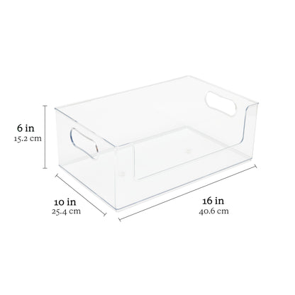 Clearly Open Front Closet Storage Bin 16' x 10' x 6'