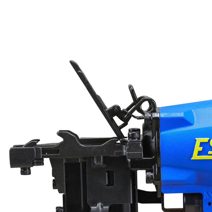 Estwing EFS105 Pneumatic 10.5-Gauge 1-9/16" Fencing Stapler with Adjustable Metal Belt Hook, 1/4" NPT Industrial Swivel Fitting, and Bag