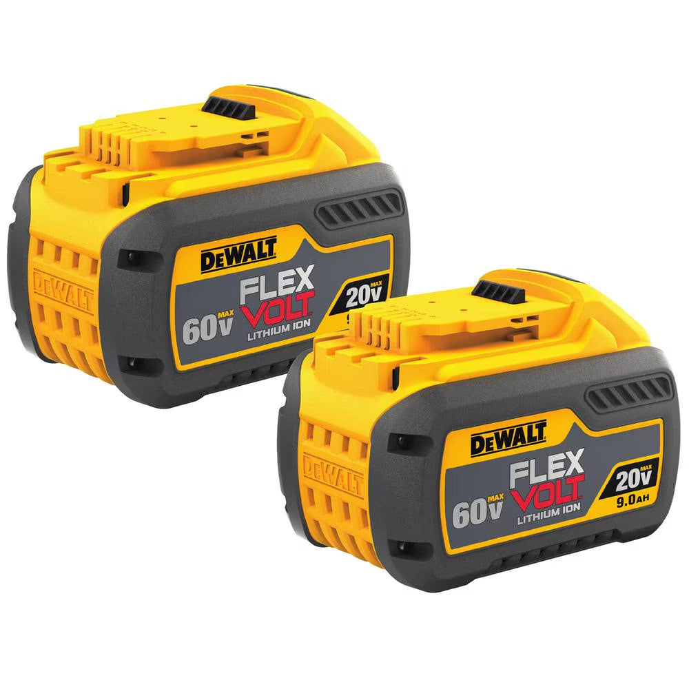 DeWALT Max Flexvolt Lithium-Ion 20V/60V 9Ah Battery DCB609 - Two Pack