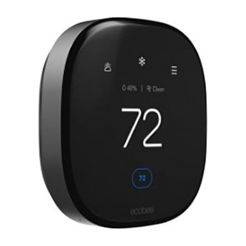 Ecobee EB-STATE6P-01 Smart Thermostat Premium Wi-Fi Thermostat 1.0/6P, 1-1/48 in D Outside x 4-1/12 in OAW x 4-1/12 in H Outside