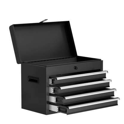 Gewna 5 Drawers Rolling Garage Tool Chest with Locking System,Metal Storage Cart with Side Cabinet,Protective Liner & Tool Rack for Garage Workshop