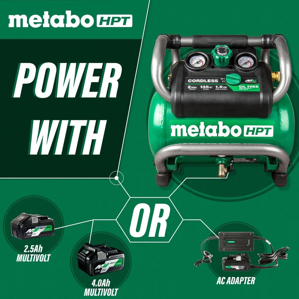 MultiVolt 36V 2 Gallon Cordless Air Compressor (Tool Only)