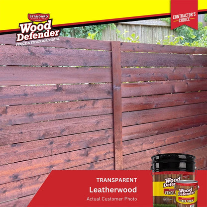 Standard Paints 809503-5 Fence Stain Leatherwood - 5 gal