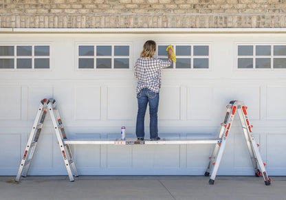 Little Giant LT M17 Aluminum Multi-Use Ladder with Wheels, Type 1A - 300 lbs. Rated