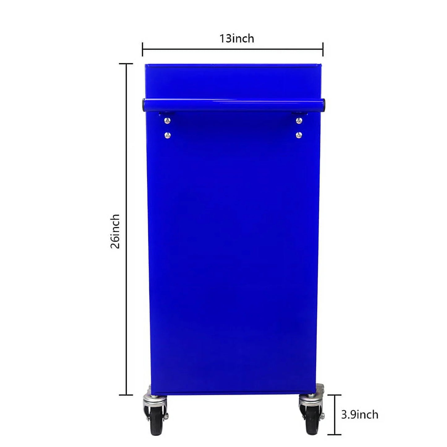 Yesfshion Mechanics Rolling Tool Storage Cabinet 4 Drawer Tool Chest Cart with Wheels for Repair Projects Workshop Home