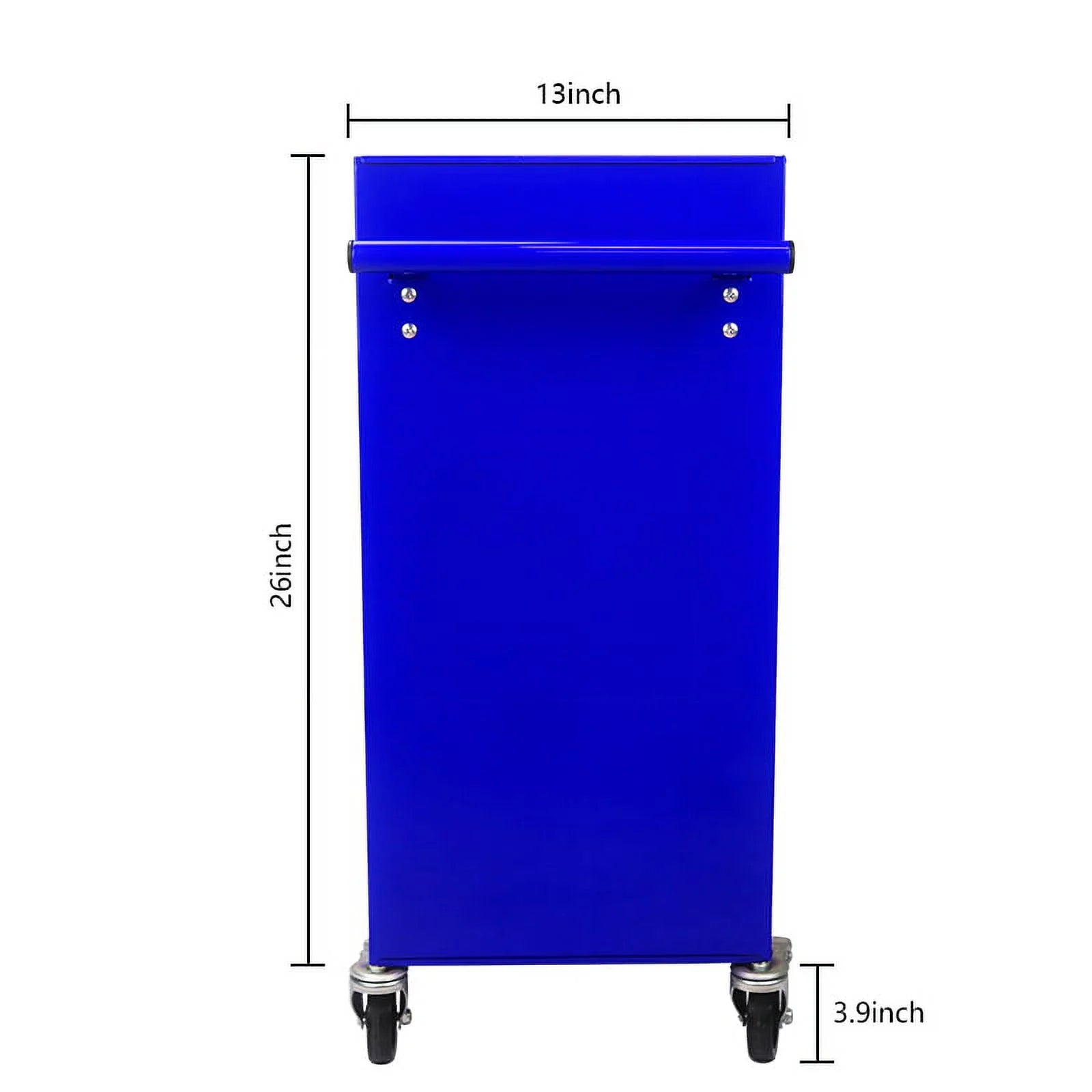 Yesfshion Mechanics Rolling Tool Storage Cabinet 4 Drawer Tool Chest Cart with Wheels for Repair Projects Workshop Home