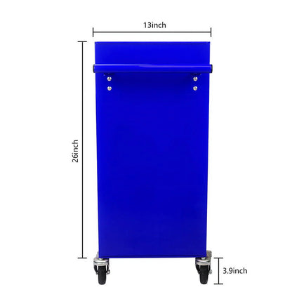 Yesfshion Mechanics Rolling Tool Storage Cabinet 4 Drawer Tool Chest Cart with Wheels for Repair Projects Workshop Home