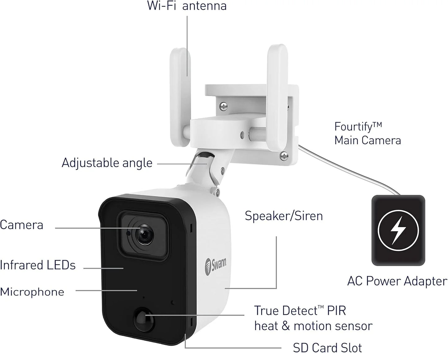 Swann Fourtify 4 Camera Wi-Fi Home Security System