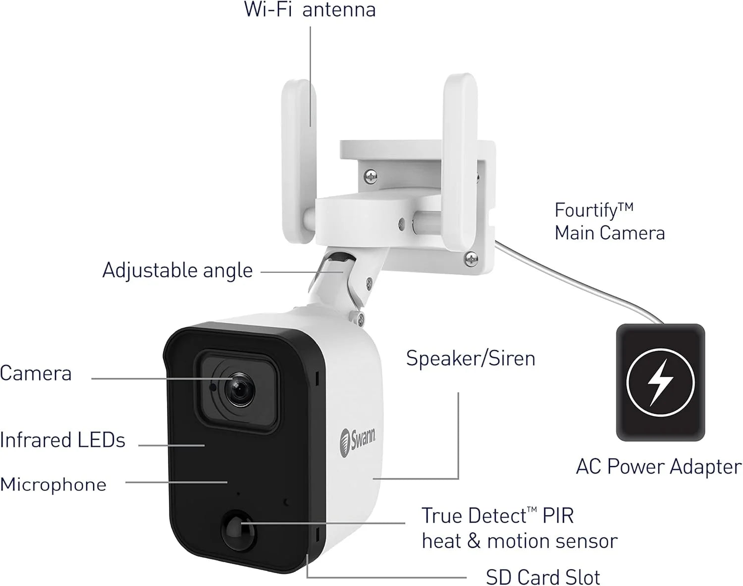 Swann Fourtify 4 Camera Wi-Fi Home Security System