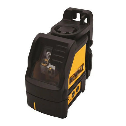 DEWALT 165 ft. Green Self-Leveling Cross Line Laser Level with (3) AAA Batteries Case