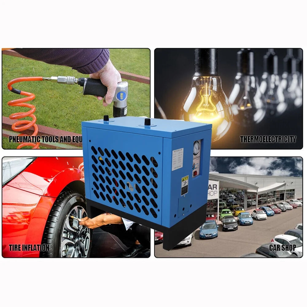 7.5C Refrigerating Dryer Air Compressor Refrigerated Freeze Dryer Compressed Air Dryer Drying Machine 220V