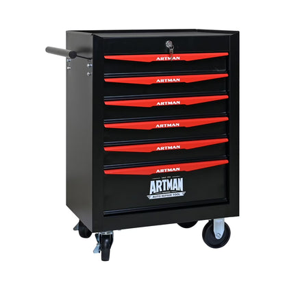 Rolling Metal Tool Chest with 5 Drawers, 20" 5-Drawer Tool Chest Cabinet with Ball Bearing Drawer Slides, Steel Tool Storage Box Organizer
