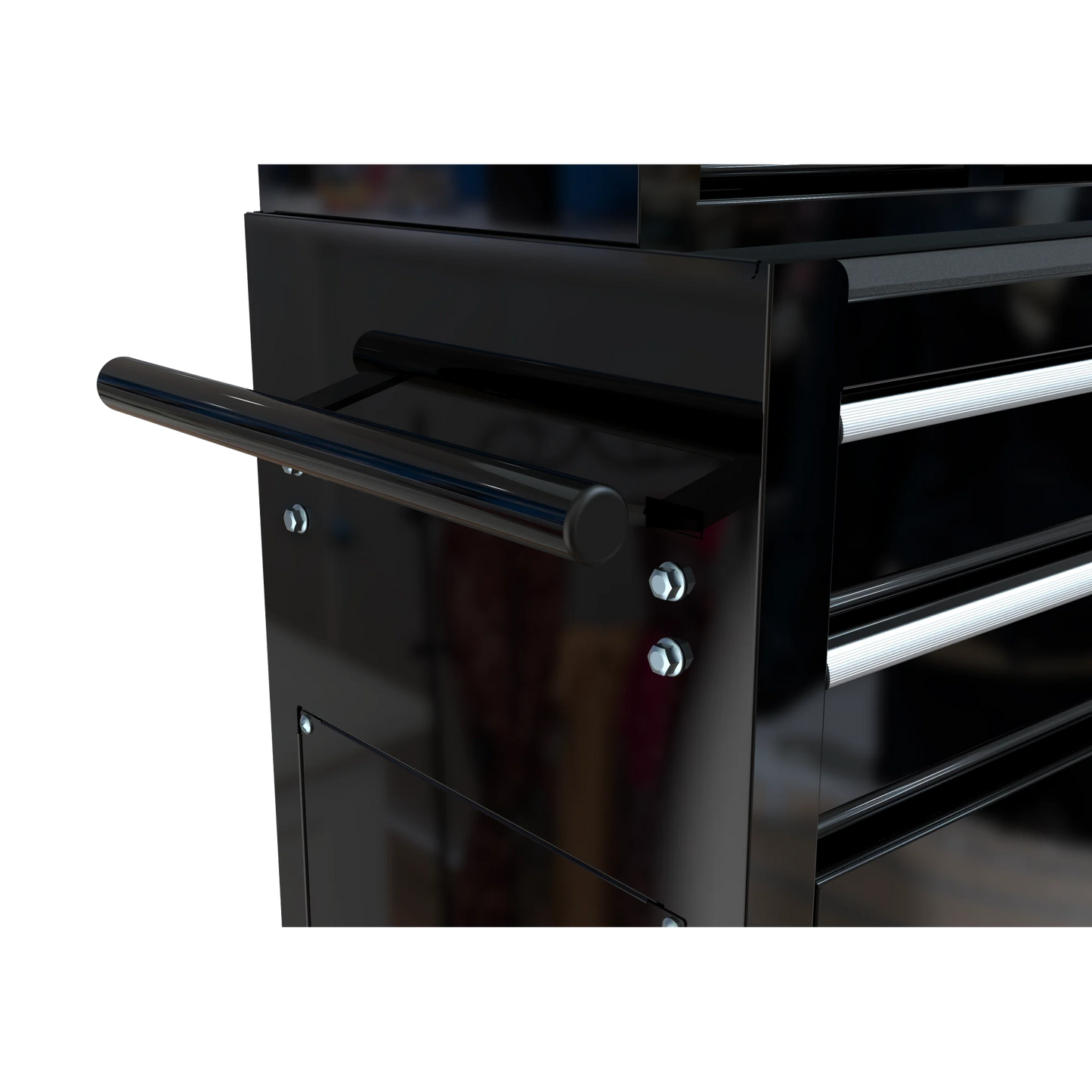 High Capacity Rolling Tool Chest, 8-Drawer Storage Cabinet, Black