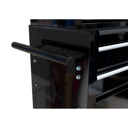 High Capacity Rolling Tool Chest, 8-Drawer Storage Cabinet, Black