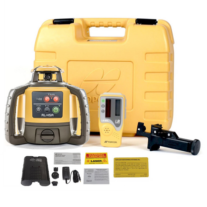 Topcon RL-H5A Rechargeable Horizontal Self-Leveling Rotary Laser with LS-100D Receiver