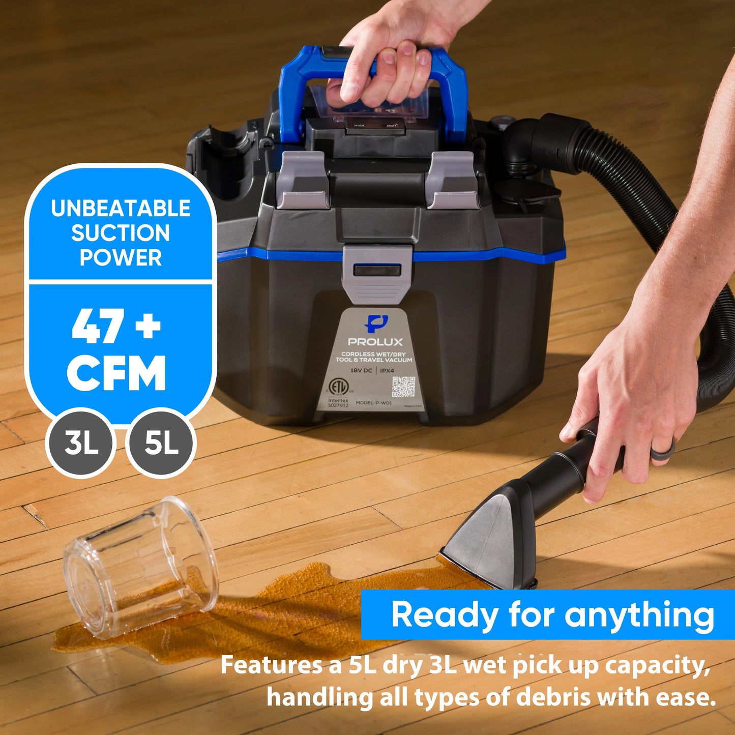 Cordless Wet/Dry Tool & Travel Vacuum