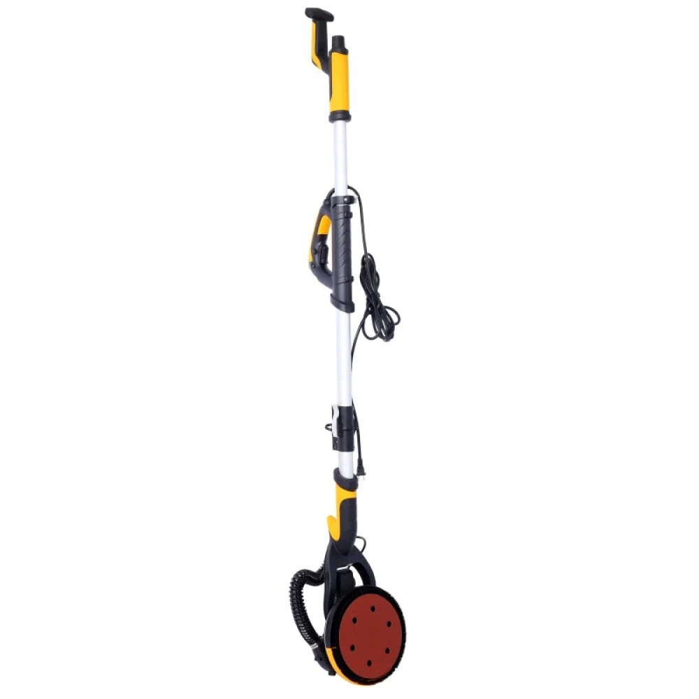 Drywall Sander, 780W Electric Drywall Sander with Vacuum Dust Collection 6.5A Motor Dustless Floor Sander with Variable Speed 900-1800RPM, LED Light, Extendable & Foldable Handle,