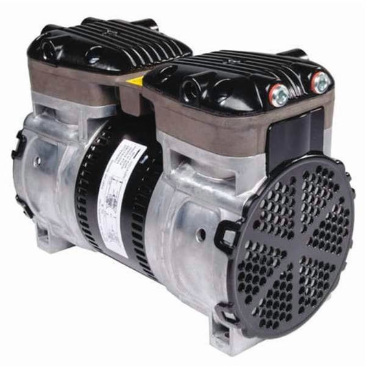 Gast Piston Air Compressor, 0.5 hp, 1 Phase 87R555-V101-N470X