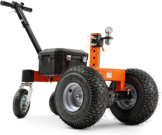 SuperHandy Motorized Trailer Dolly with Tow Tires - 24V, 3600 lbs Towing Capacity, 600 lbs Tongue Weight