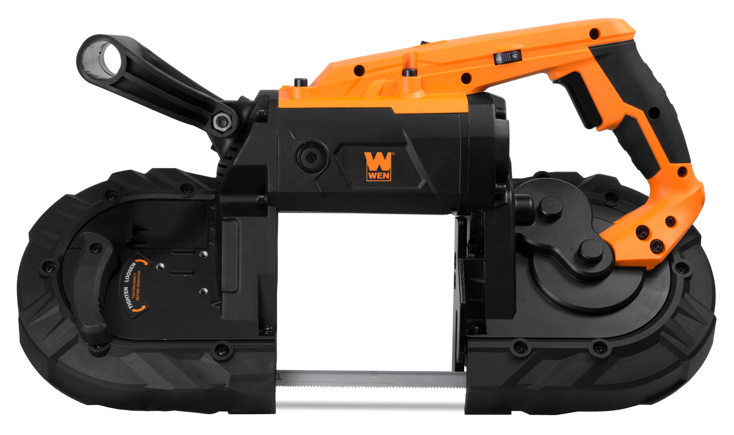 WEN 10-Amp 5-Inch Variable Speed Portable Band Saw for Metal, 94396