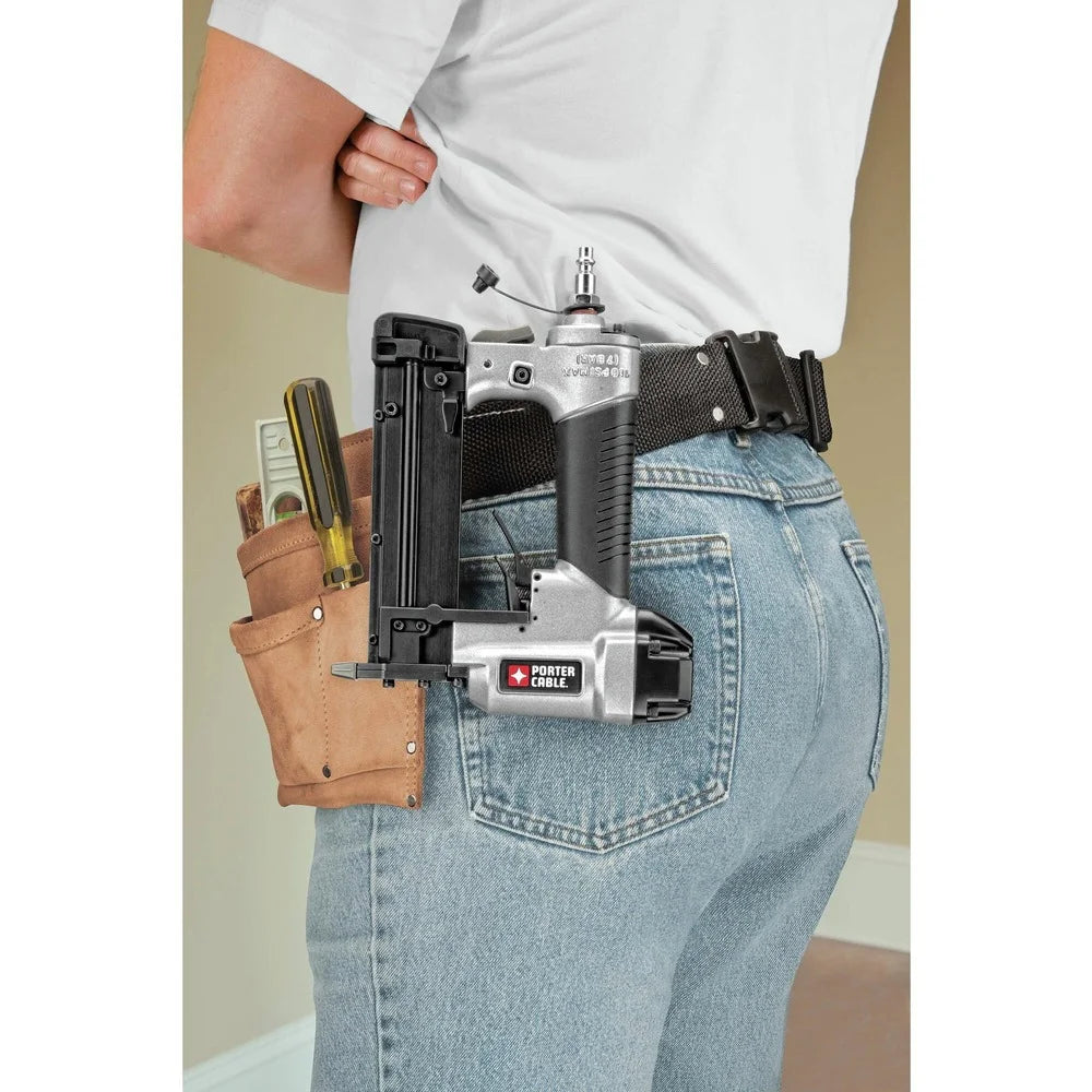 Restored Porter-Cable PCFP3KITR 3-Piece Nailer and 0.8 HP 6 Gallon Oil-Free Pancake Air Compressor Combo Kit (Refurbished)