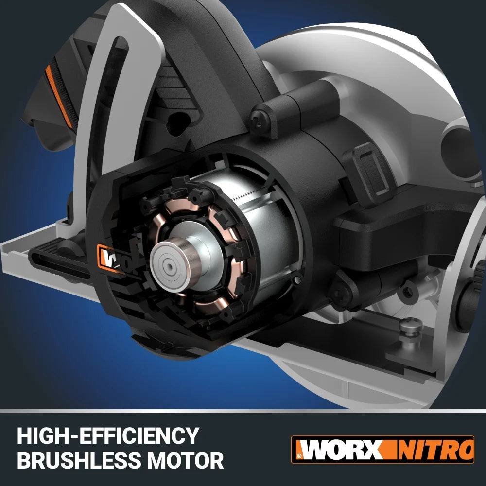 Worx WX531L 20V Power Share WORXSAW 4.5" Cordless Compact Circular Saw