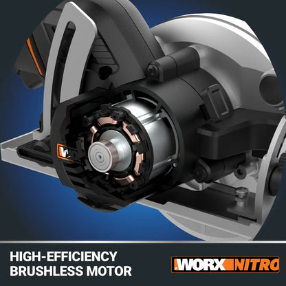 Worx WX531L 20V Power Share WORXSAW 4.5" Cordless Compact Circular Saw