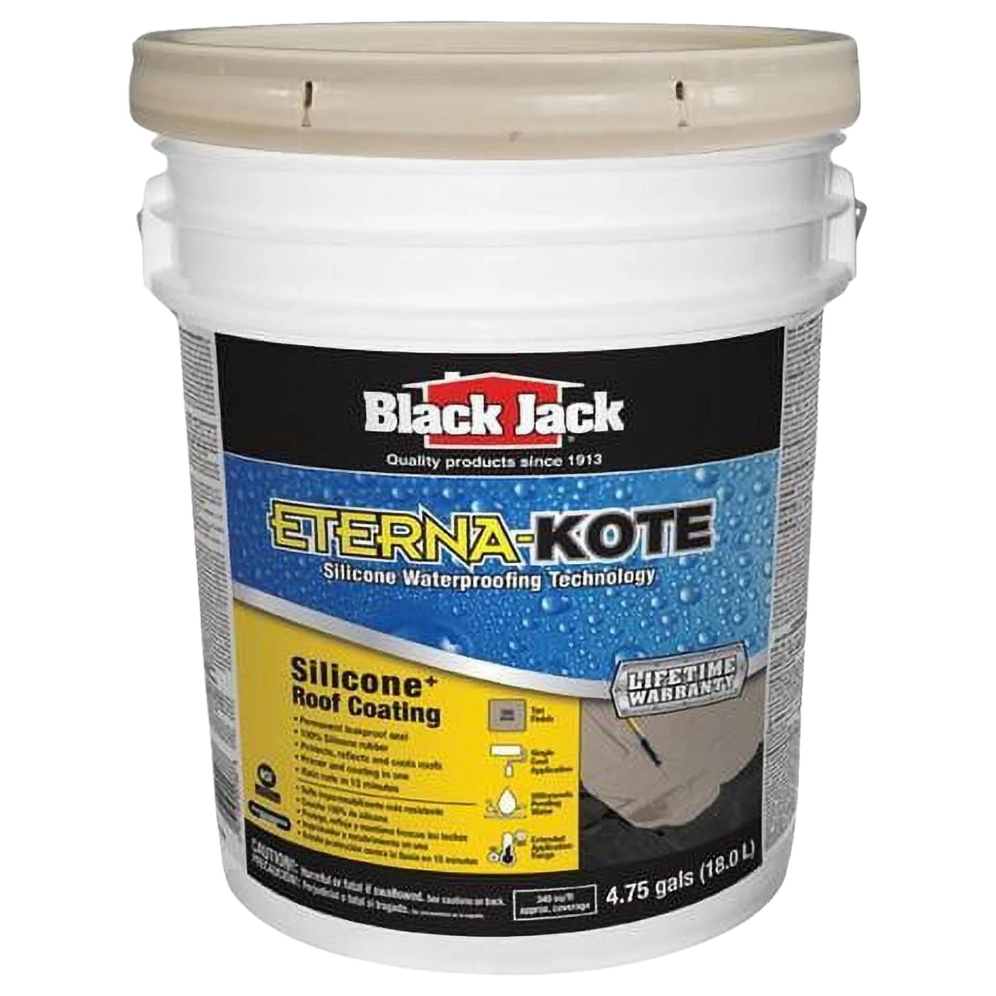 Black Jack Eterna-Kote 100% Silicone+ Roof Coating