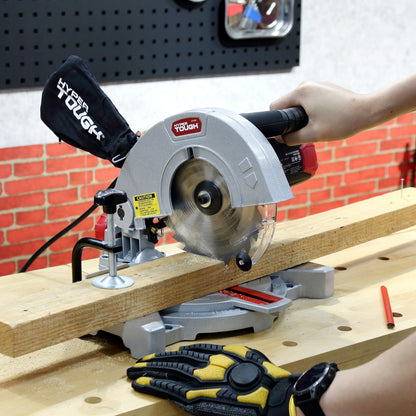 Hyper Tough 9A 7-1/4 inch Corded Compound Miter Saw, New Condition
