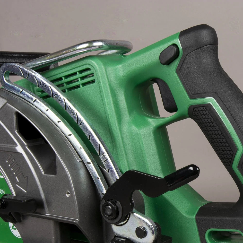 Metabo HPT 36V MultiVolt 7-1/4 Inch Rear Handle Circular Saw, Lightweight Design, Up to 500 2x4 Cuts Per Charge, 53? Adjustable Bevel Capacity, Lifetime Tool Body Warranty, C3607DWA